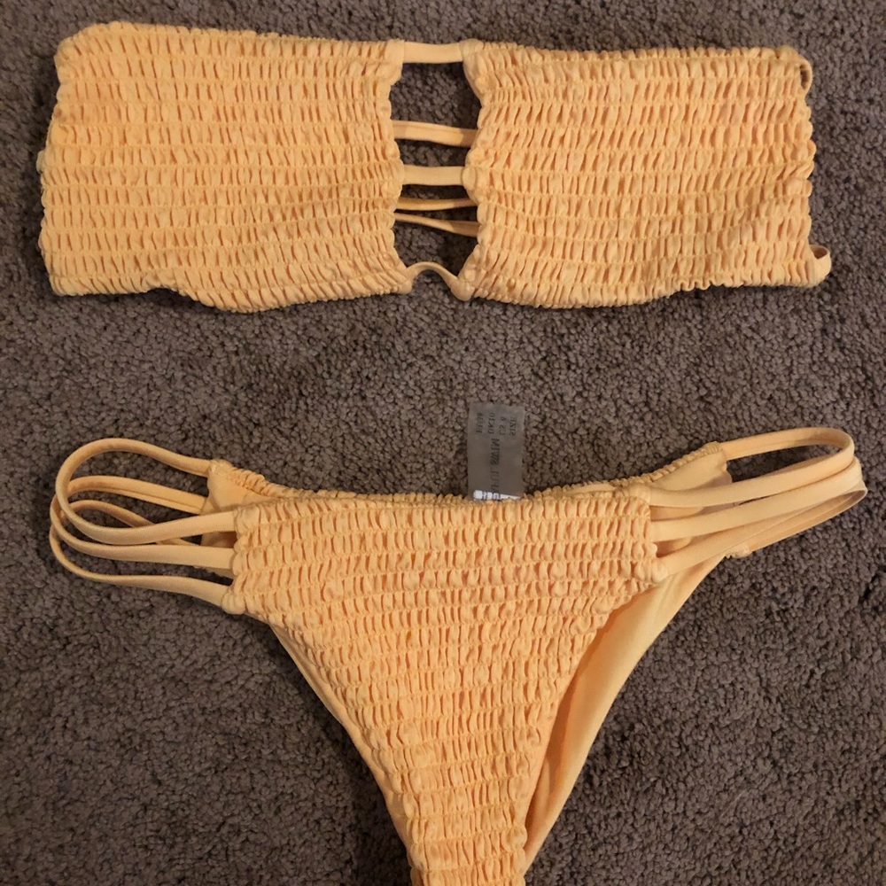 Yellow bikini